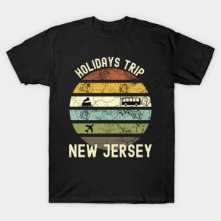 Holidays Trip To New Jersey, Family Trip To New Jersey, Road Trip to New Jersey, Family Reunion in New Jersey, Holidays in New Jersey, T-Shirt